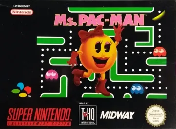 Ms. Pac-Man (Europe) box cover front